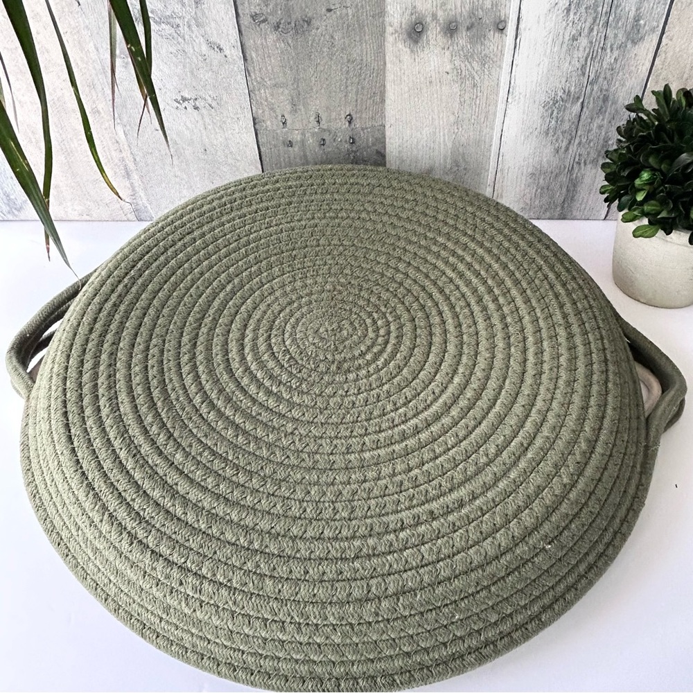 🌴Target Green Round Rope Tray |Sold Separately - Picture 3 of 5